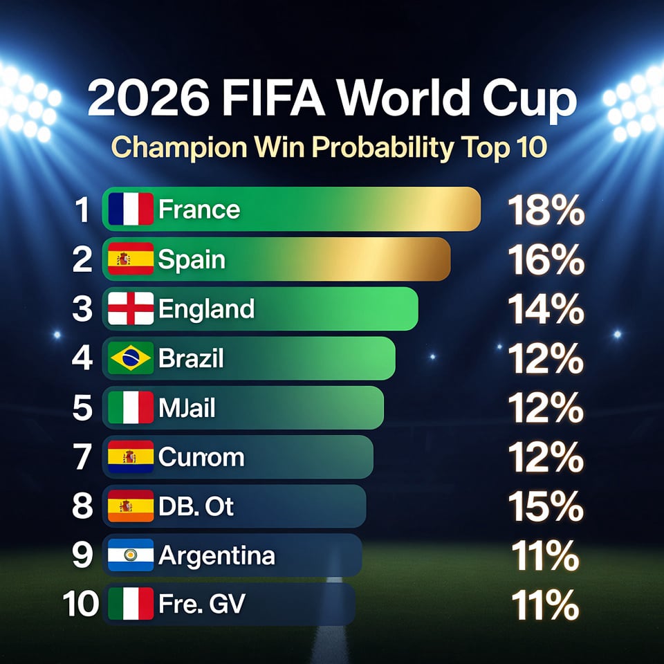 2026世界盃即時賠率與熱門賽事分析